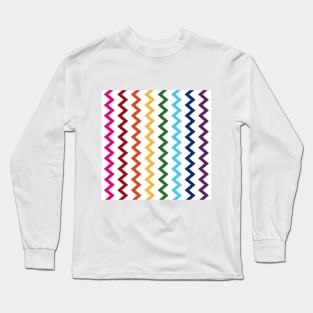 Rainbow Chevron Long Sleeve T-Shirt